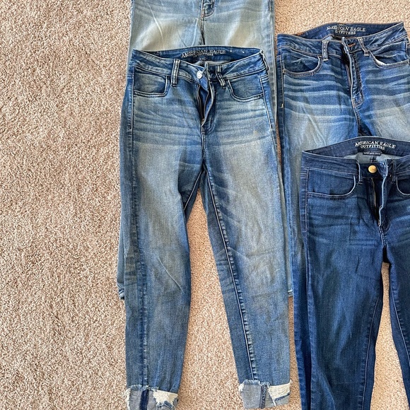 American Eagle/Abercrombie Jeans Mid Rise, Bundle Size 6 - Picture 3 of 6